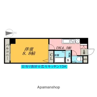 ソレアード関戸【7階】の間取り