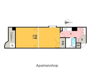 シティアーク熱田【5階】の間取り