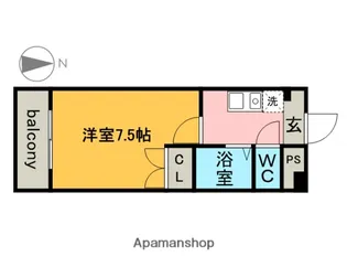 グレートトレジャー章貴【4階】の間取り