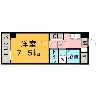 リエス白鳥【2階】の間取り