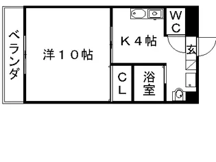 ファーリーヒルズ【101号室】の間取り