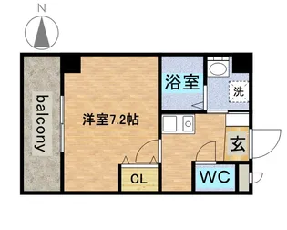 K’s HOUSE玉ノ井【9階】の間取り