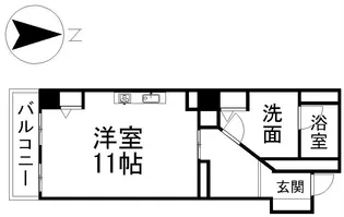丸の内セントラルハイツ【0905号室】の間取り