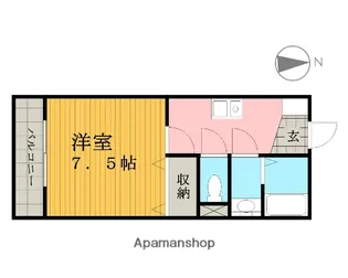 グラン・シャリオ日比野【1階】の間取り