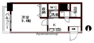 プロシード瑞穂【4階】の間取り