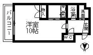 eternal栄【503号室】の間取り