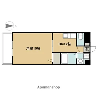 カサグランデ新栄【2階】の間取り