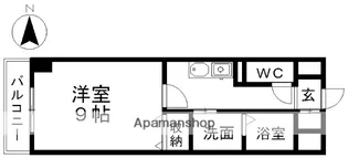 レジディア東桜【4階】の間取り