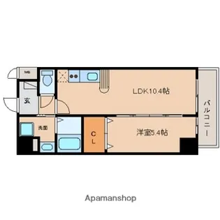 マイアトリア栄【7階】の間取り