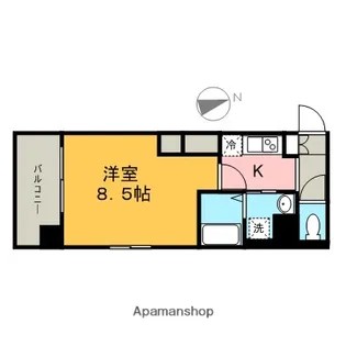 グランエターナ名古屋鶴舞【5階】の間取り