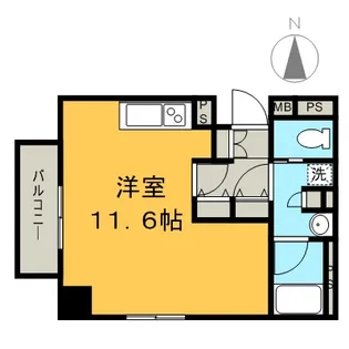 カスタリア栄【0306号室】の間取り