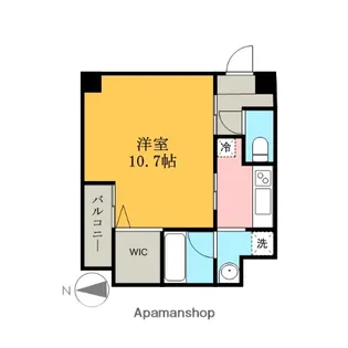ラ・マルネ(LA MARNE)【3階】の間取り