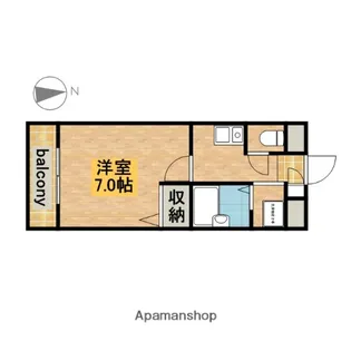 セントラルハイツ東別院【3階】の間取り