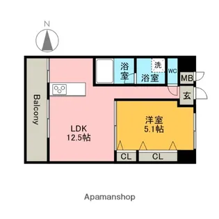 STAR HEIGHTS【3階】の間取り