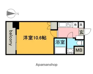 ISM栄(プライムアーバン栄)【5階】の間取り
