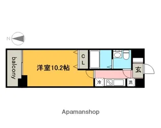 ISM栄【3階】の間取り