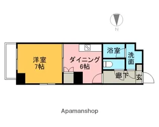 スタジオスクエア大須【4階】の間取り