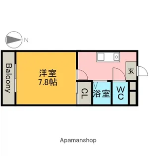 シャンポール大須【7階】の間取り