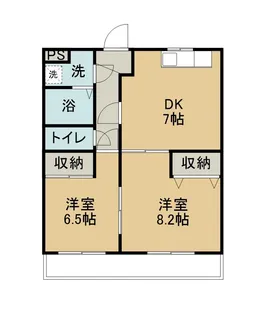 SMILE COURT【3C号室】の間取り