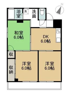 日の丸ビル【205号室】の間取り