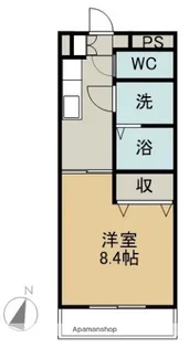 ルーミー寺本2号館【2階】の間取り