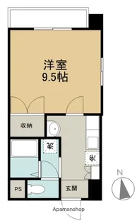 リュイールコンドウ【3H号室】の間取り