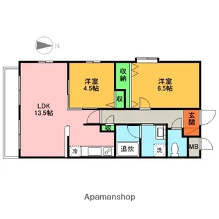 クリスタルスクエア【101号室】の間取り