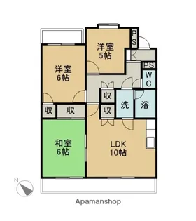 サニーコート寺田【2階】の間取り