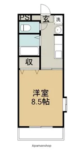 アネモスつつじが丘【2階】の間取り