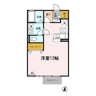 リビングタウン乙田 E【1階】の間取り