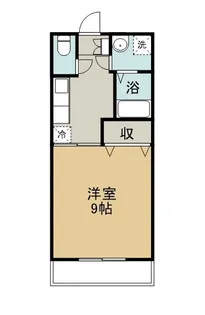 ラ・ヴィータ【2C号室】の間取り