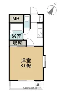 シャイン寺本【101号室】の間取り