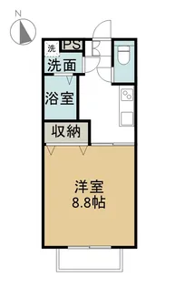 サージュ【1F号室】の間取り