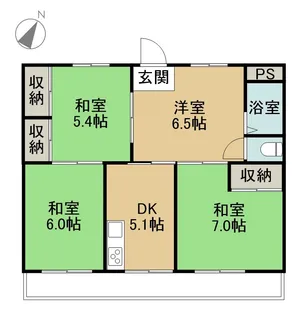 さくらテラス【403号室】の間取り