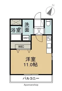 カステーロ・Ⅰ【101号室】の間取り