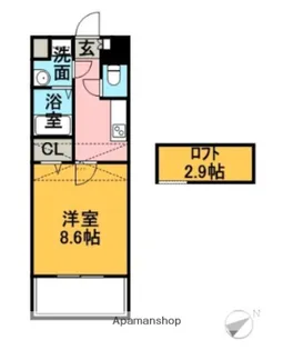 ピュアレジデンス【4階】の間取り