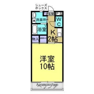パル平和【107号室】の間取り