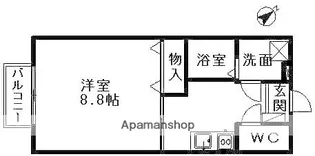 SMILE COURT Ⅱ【2階】の間取り
