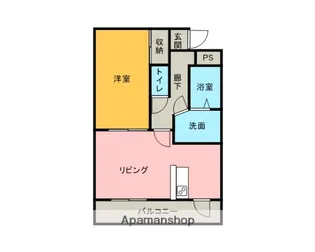 ブルーム【101号室】の間取り