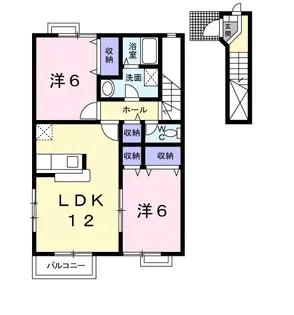 アメニティプレイス【2階】の間取り