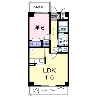 ヴェルセア【2階】の間取り