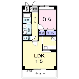 ヴェルセア【3階】の間取り