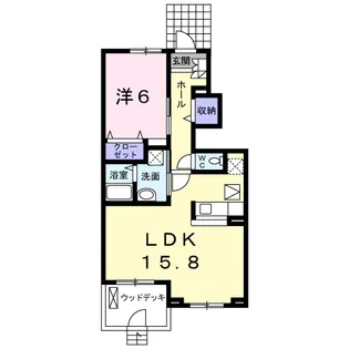 マーベラス新知台 B棟【1階】の間取り