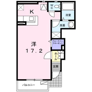 サンオークⅡ【102号室】の間取り