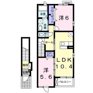 フリシュ ライツ【2階】の間取り