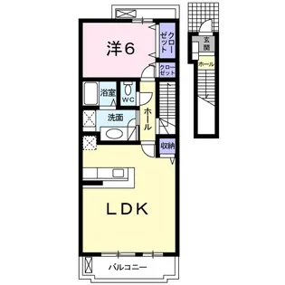 バーミィ F【2階】の間取り