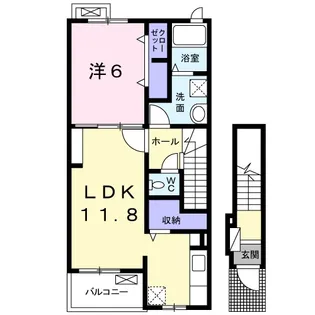 グレイス ヒルズ【2階】の間取り