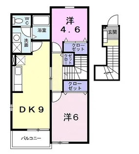 サンガーデン・フォー【2階】の間取り