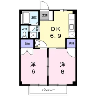 ドエル【2階】の間取り