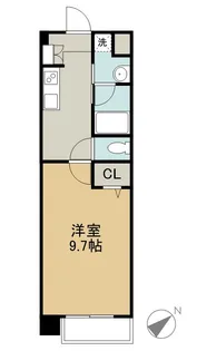 向山ヒルズ【202号室】の間取り